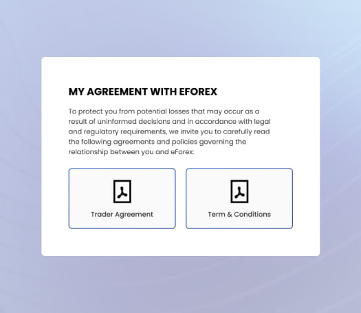eForex Private Cabinet Electronic Agreements & Forms